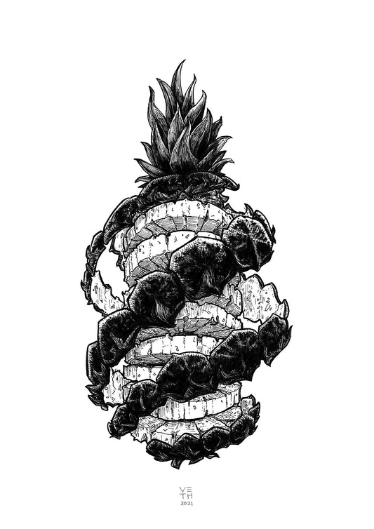 Pineapple // Giclée Art Print